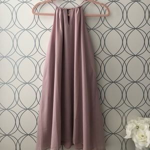 Mauve pink shift dress